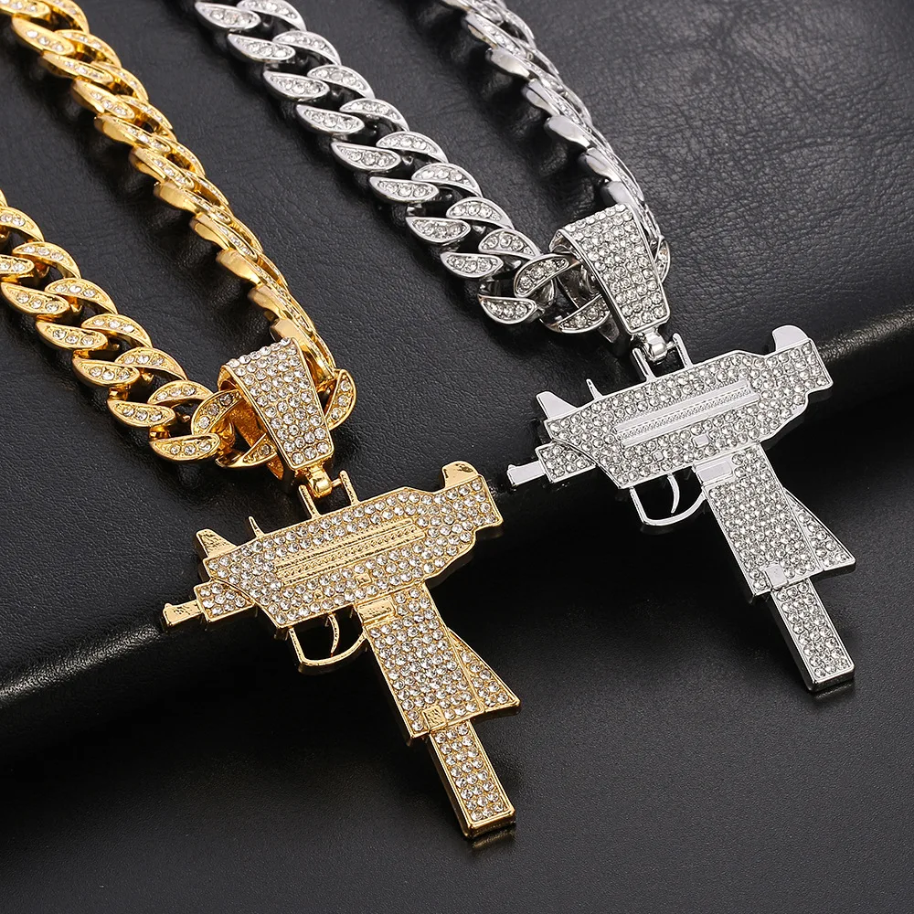 Men Women Hip Hop Iced Out Bling 