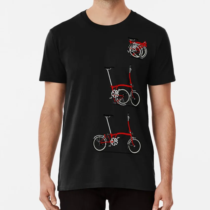 I Love My Folding Brompton Bike T shirt 
