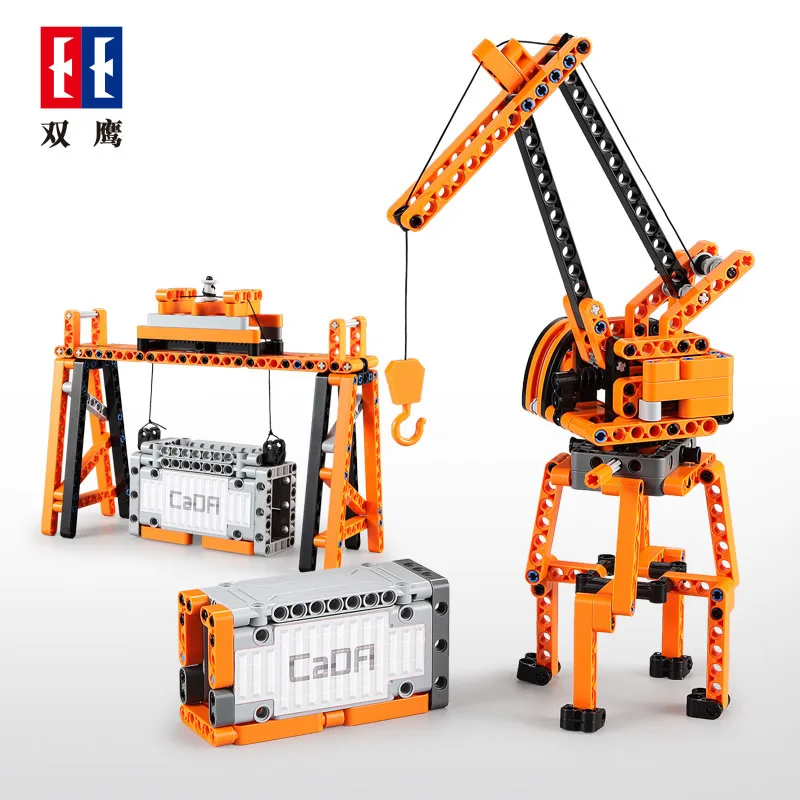 

Double e C71002 Port Engineering 10-in-1 Remote Control Car Steam Science Children'S Educational Assembled Building Blocks Toy