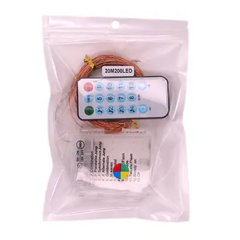 

Music Sound Control Copper Wire Light String Waterproof Battery Box Outdoor Led Remote Control Light String
