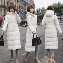 Женская зимняя куртка размера плюс 6XL, пальто, женские пуховики, длинное пальто, пуховик, верхняя одежда, парка с капюшоном, пальто, женская зимняя куртка