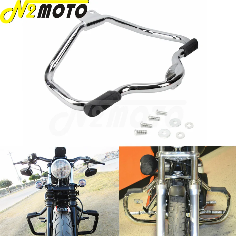 Chrome Motorcycle Engine Guard Highway Crash Bar For Harley Sportster