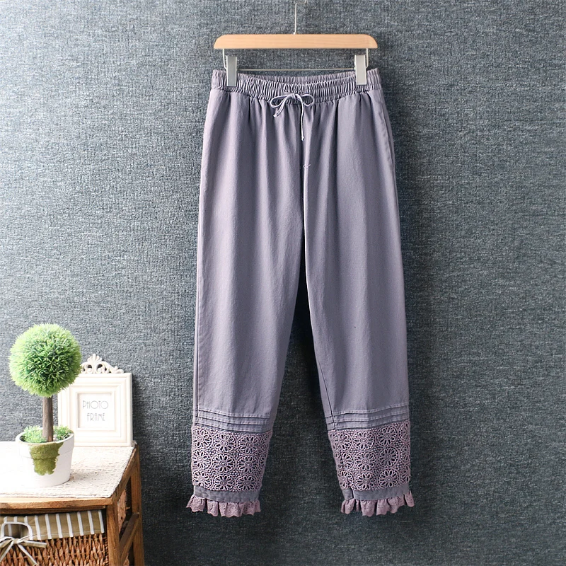 Autumn Winter Women Pants Mori Girl 