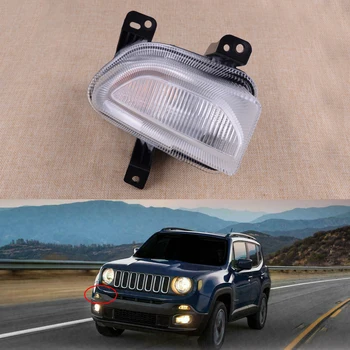 

DWCX Car Right LED Daytime Driving Running Fog Turn Signal Light Lamp Daylight DRL Fit for Jeep Renegade 2015 2016 2017 2018
