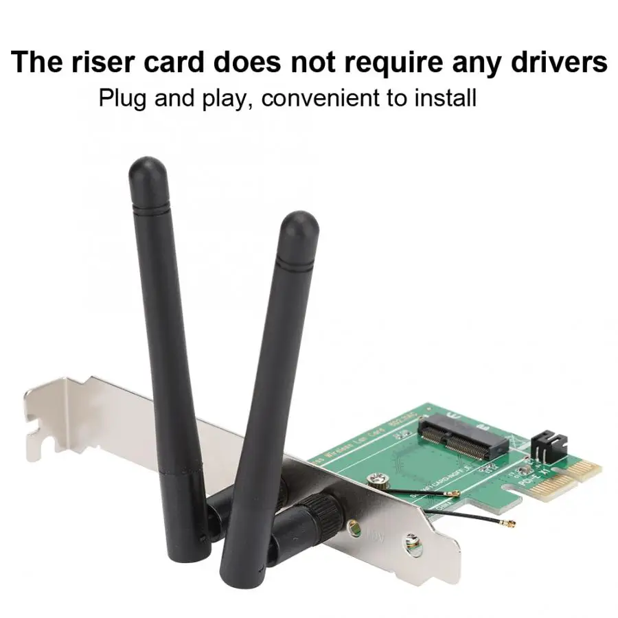 A+ E/E ключ M.2 к PCI-E Настольный Riser Card ноутбук беспроводная сетевая карта с Bluetooth