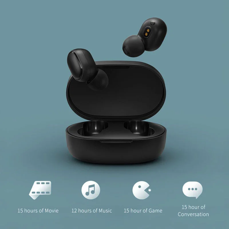 Xiaomi Redmi Airdots TWS беспроводные Bluetooth наушники стерео Bluetooth 5,0 шумоподавление с микрофоном Handsfree AI управление