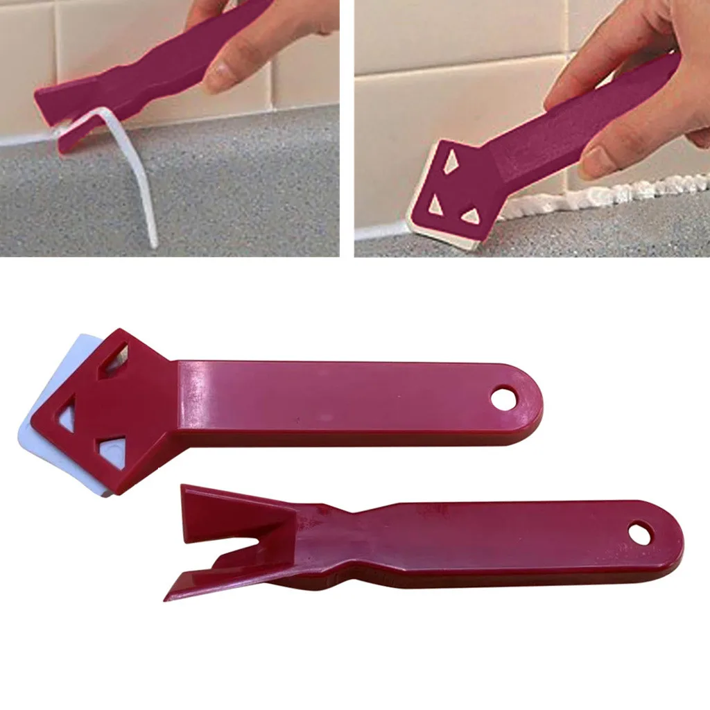 2 Pcs Spreader Spatula Scraper Cement Caulk Removal Tool Glue Scraper Glue Removal Home Spatula Glue Shovel Cleaning Tool