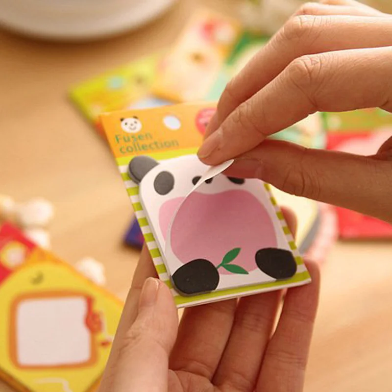 Kawaii Sticky Notes детские игрушки мультфильм memo pad 20 листов мини клейкая бумага книжный