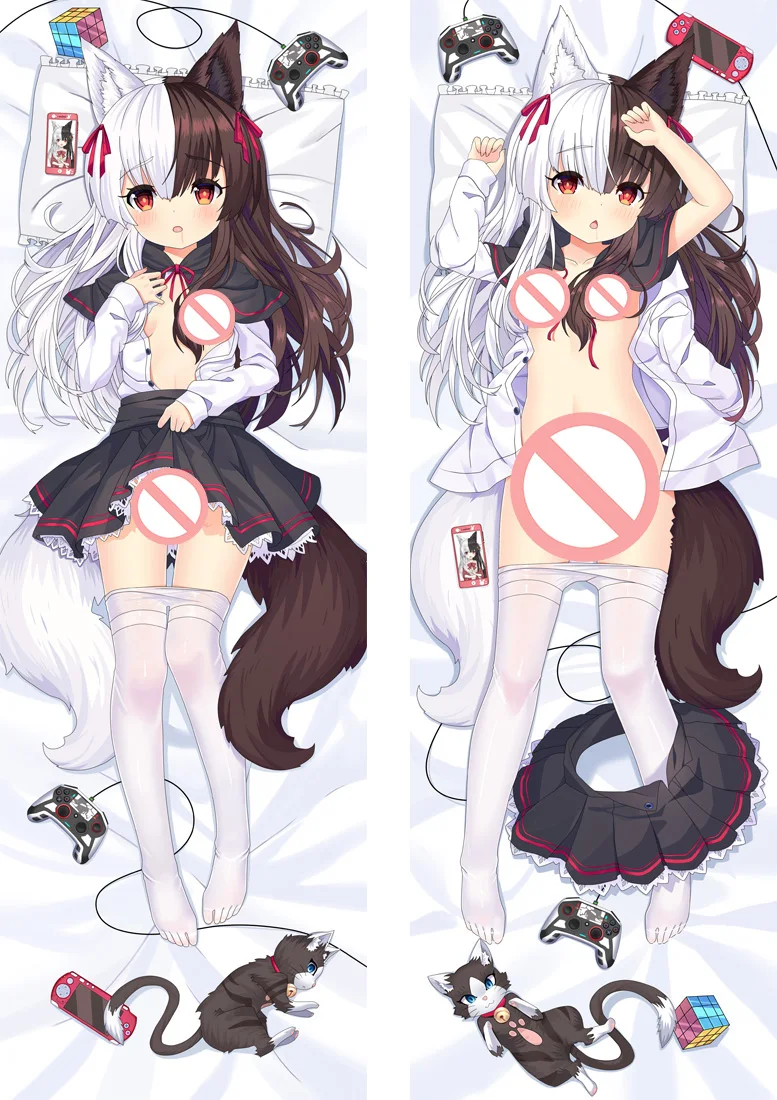Аниме Vocaloid Youtuber Kaguya Luna Dakimakura Чехол Arisu Mana& Hime Tanaka чехол для подушки Kizuna AI& Natori Sana - Цвет: S7
