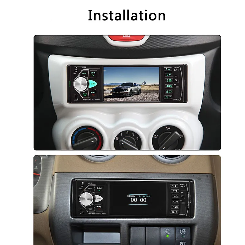 Автомагнитола LTBFM 1 Din с поддержкой Bluetooth MP5 4022D FM радио|Автомобильные
