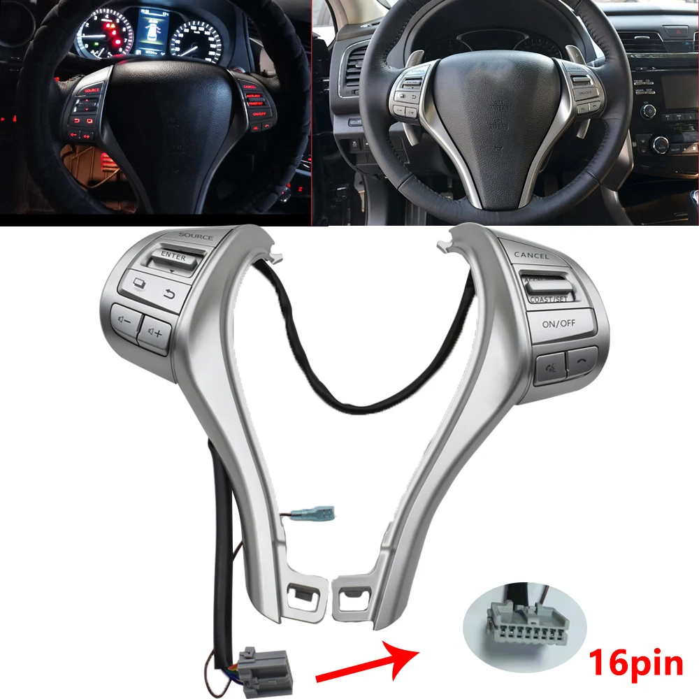 25550-3TA3A Multifunction Steering Wheel Combination Control Switch For Nissan A