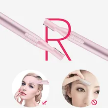 2 в 1 портативный мини электрический триммер для бровей, для лица, тела, бикини, для удаления волос, электробритва для бороды, бритва 15#912