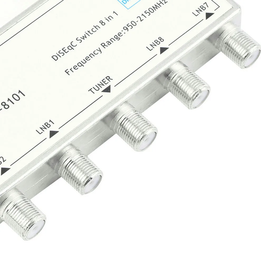 DS81 8 в 1 спутниковый сигнал DiSEqC переключатель приемник LNB Multiswitch Прямая поставка