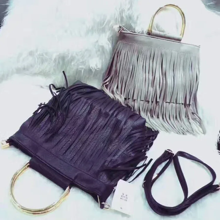 

Tassels Package Ring Woman Package Temperament Concise Personality Single Shoulder Messenger Handbag