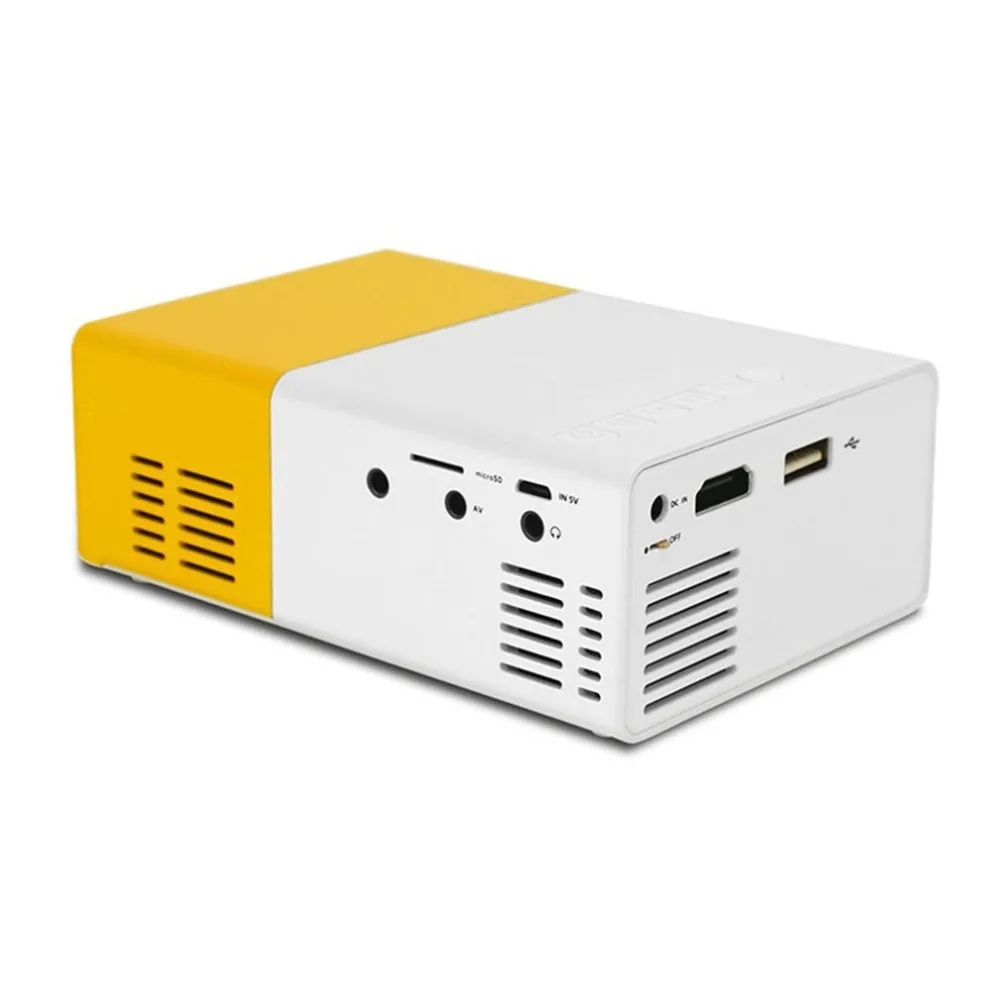 Светодиодный мини-проектор с высоким разрешением ультра портативный HD 1080P HDMI USB проектор медиаплеер проектор для домашнего кинотеатра
