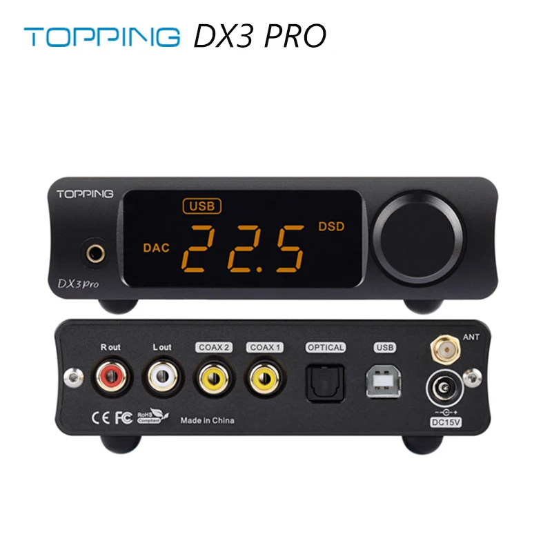 TOPPING DX3 Pro LDAC Edition AK4493 TPA6120A2 Hifi