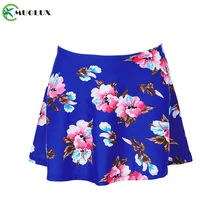 Летняя юбка для плавания, 1 шт., короткая Цветочная юбка-бикини, платье и короткая пляжная одежда для плавания, женский купальный костюм, Maillot De Bain размера плюс