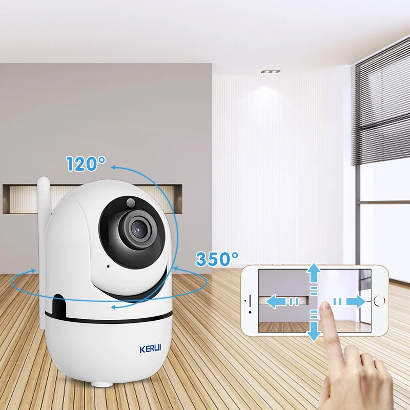 Камера видеонаблюдения KERUI с автоматическим отслеживанием Wi Fi 1080P IP беспроводное