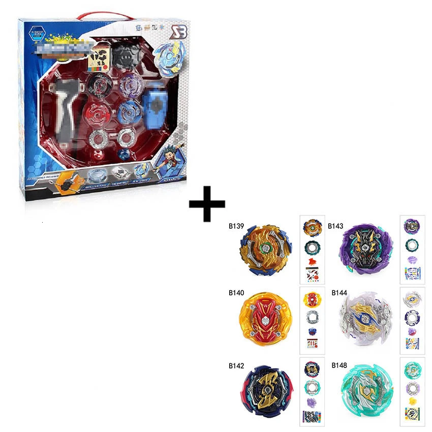 Красочная коробка Beyblade Burst для продажи металлический Fusion 4D BB807D B34 B35 B59 B41B148 пусковая установка волчок Набор детских игровых игрушек