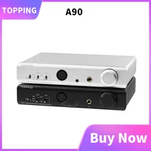 Topping A90 Hi Res Digital HiFi Portable Headphone Amplifier audio amp Music AMP Combined with Topping D90