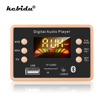 

kebidu Wireless Bluetooth 5.0 MP3 Decoder Board Module 5V 12V AC6926 Chipset FM Radio Module MP3 FLAC WMA WAV For Car Kit