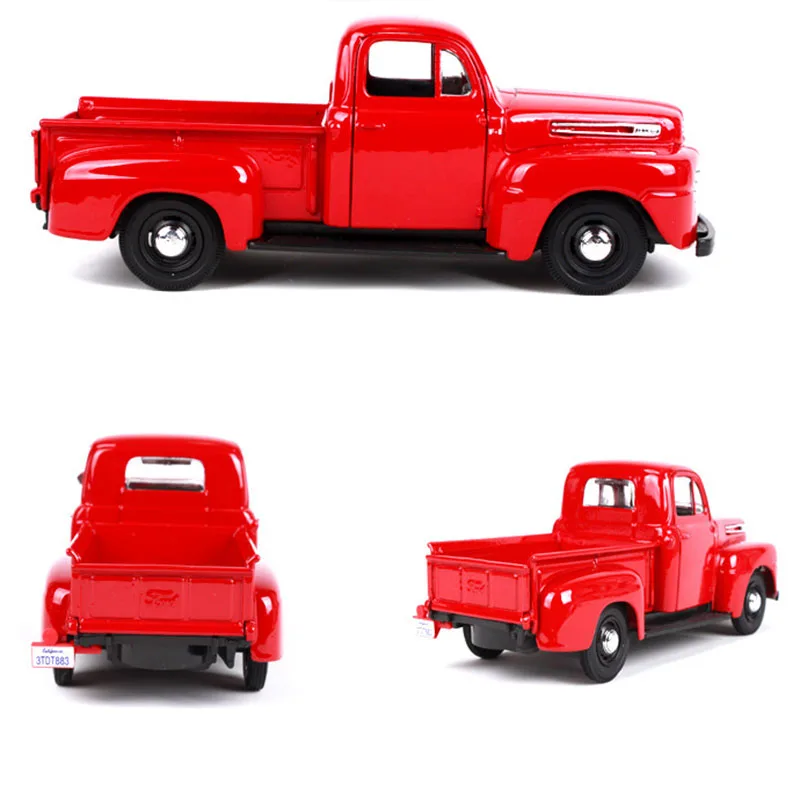 2 вида цветов 1/24 весы из красного сплава 1948 Ford F 1 31935 модель автомобиля