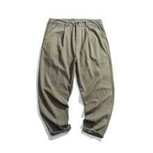 Японские простые брюки свободные прямые повседневные брюки осенние однотонные Молодежные мужские брюки мужская одежда DD6CK