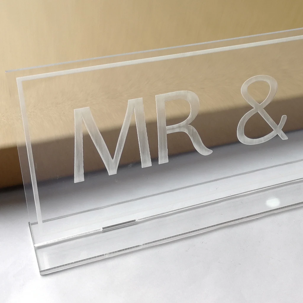 Свадебные украшения Mr And Mrs буквы деревянный знак приема DIY Романтический