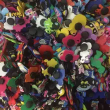 1000 шт/партия Смешанные случайные стили рисунки из мультфильма ПВХ обувь Подвески Аксессуары декор подходят браслеты Croc jibz дети лучший подарок