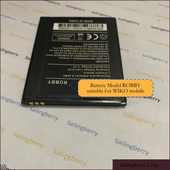 

Battery suitable for WIKO mobile with two batteries model ROBBY