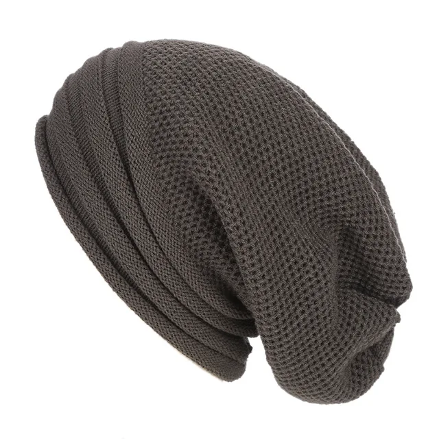 Winter Baggy Slouchy Beanie Hat Wool 