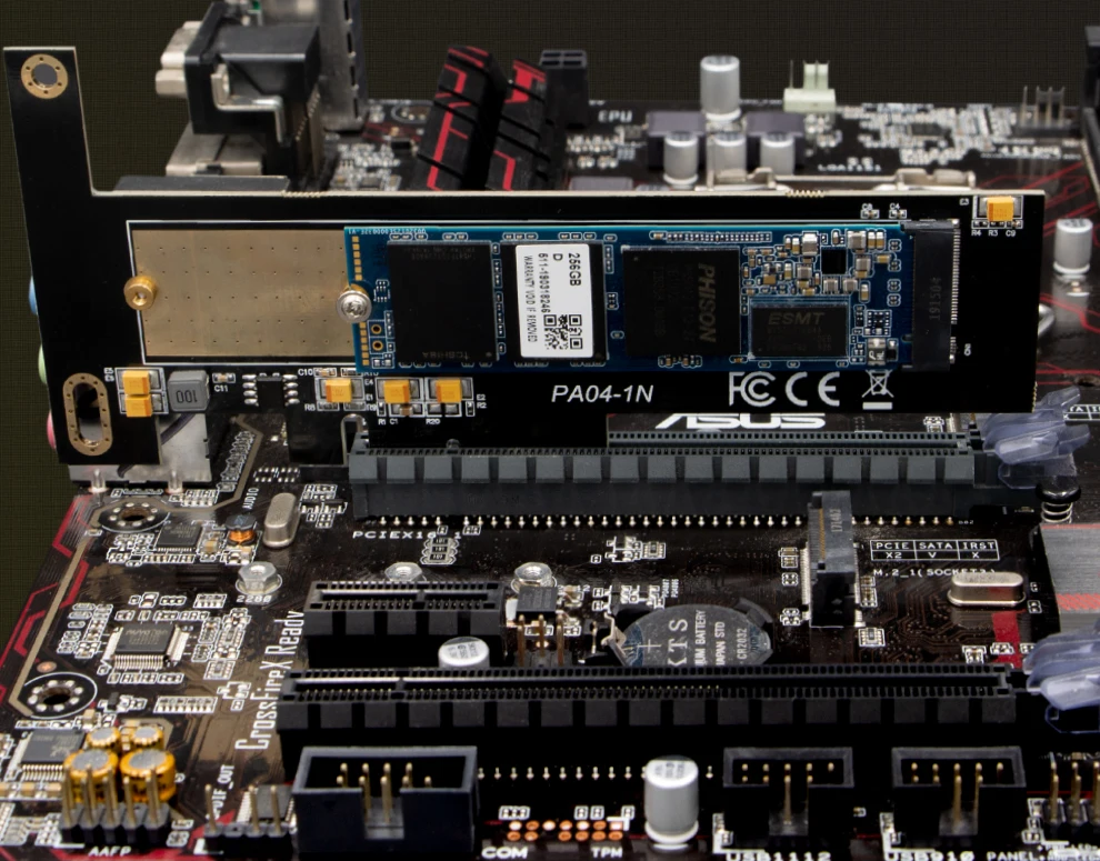 M.2 Накопитель SSD с протоколом NVME к PCI Express 3,4*4 твердотельный накопитель адаптер Riser карта расширения 2242 2260 2280 полная скорость 32 Гбит/с