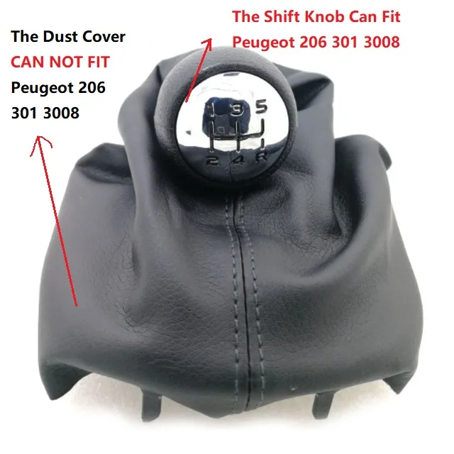 5-Speed-PU-Farbic-handle-lever-Gear-Shift-Knob-Stick-For-Citroen-C2-C4-Picasso-For (2)