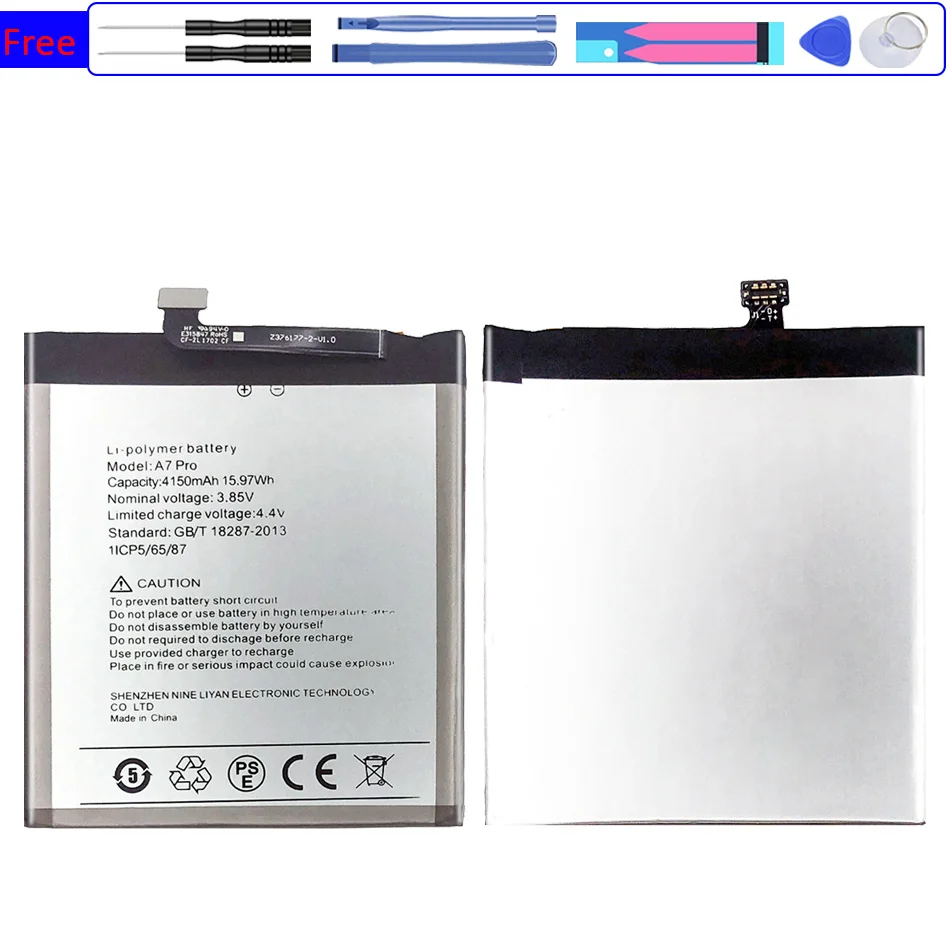

A7 Pro Battery 4150mAh for UMI Umidigi A7 Pro Mobile Phone Bateria