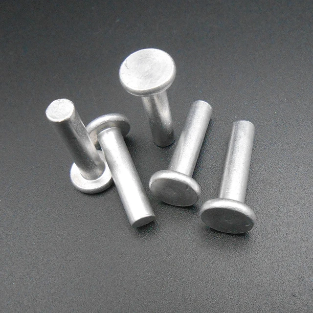 Standard Fastener Flat Head Aluminum Solid Rivets for Metal Sheet Riveting  - China Rivets, Solid Rivets