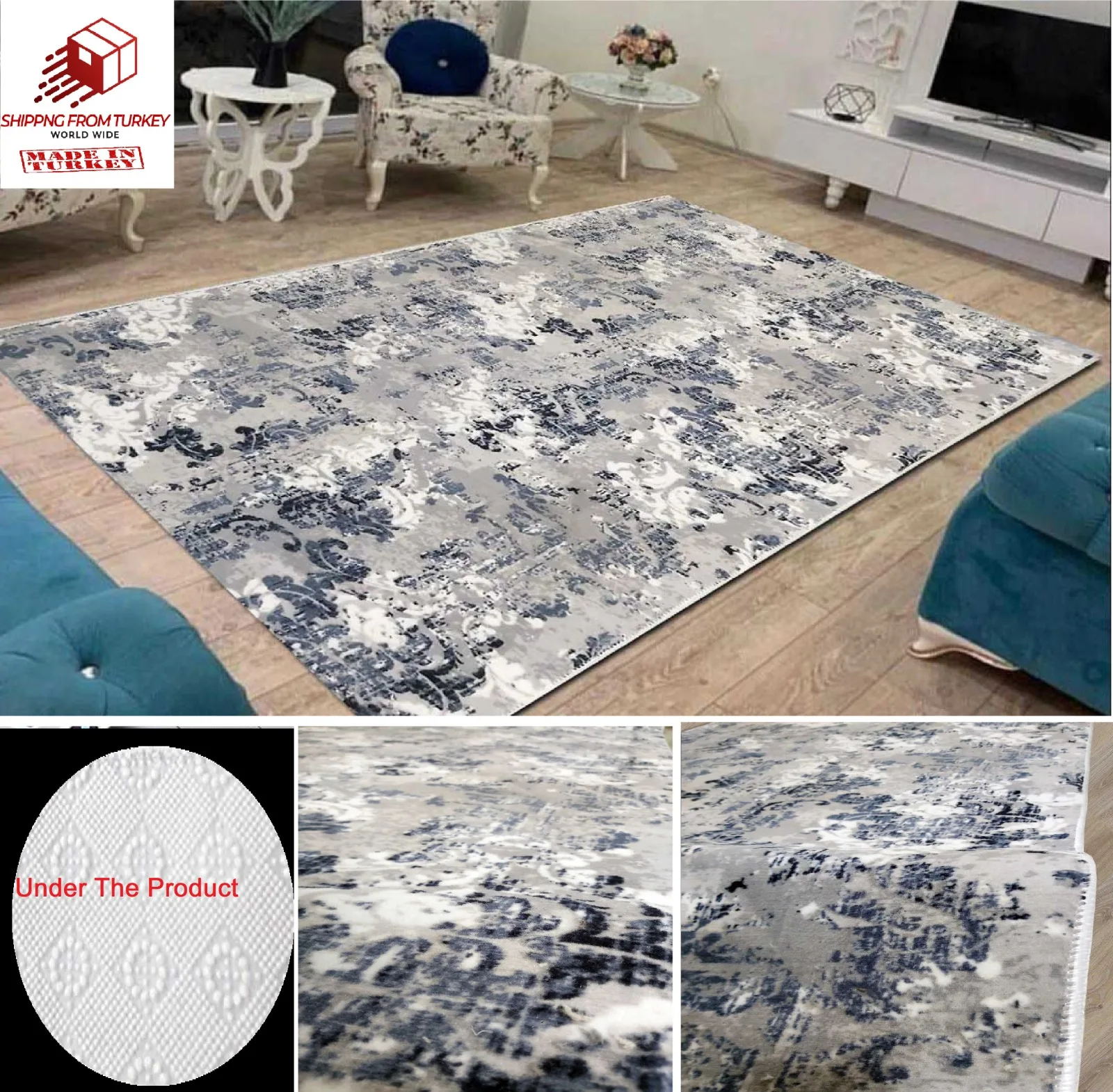 

3D type Anti-Slip soft Carpet blanket living room corridor bathroom bedroom, absorb Water Multi-styles Kitchen Mat/Rug