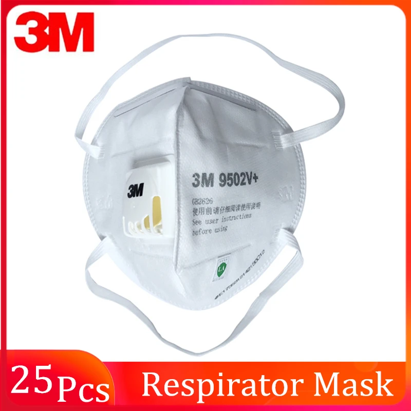 Респиратор 3M FFP2 9502 в маска для лица с фильтром PM2.5 защитная дышащая ffp2 рта 3m