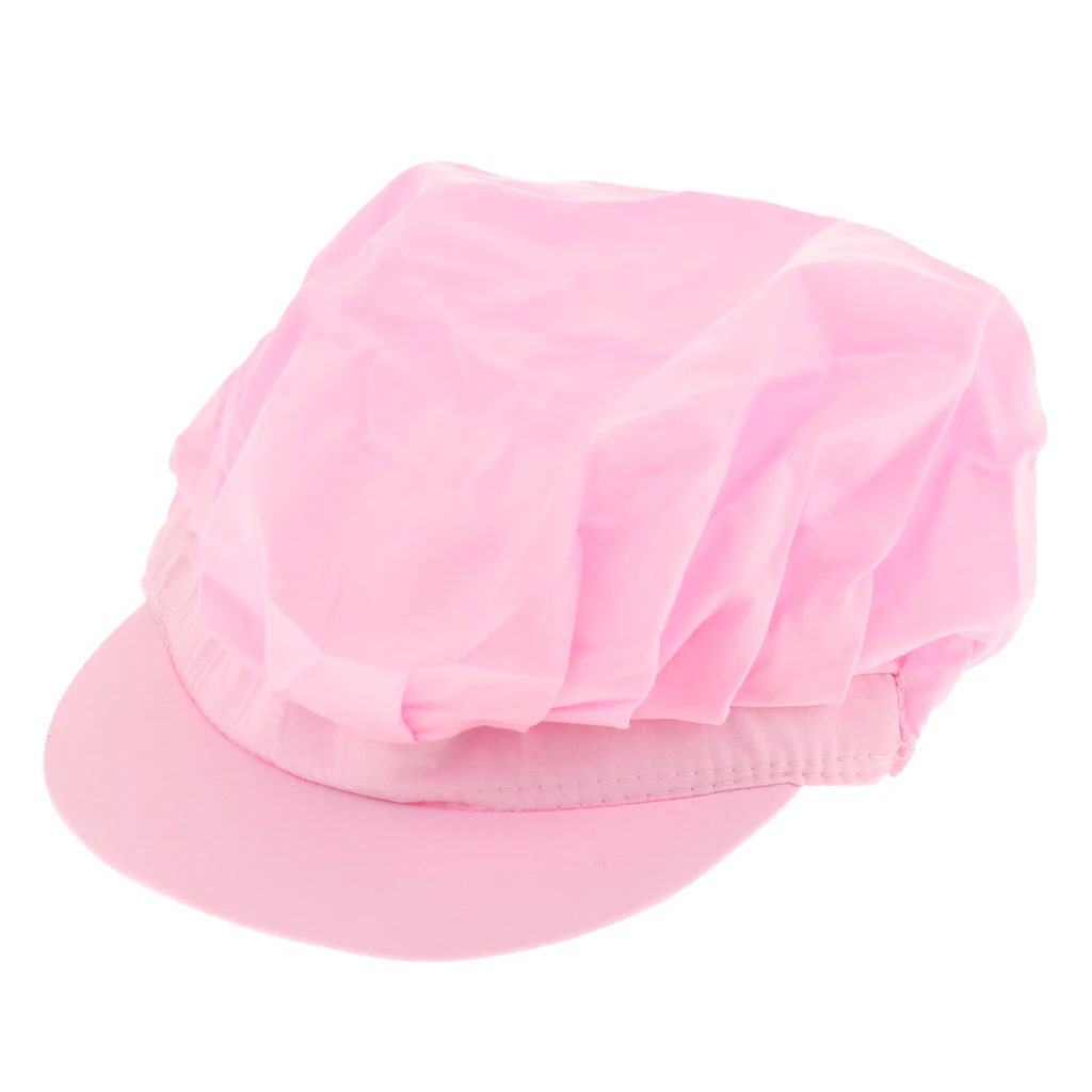Pink A Регулируемая Кепка для повара, для мужчин и женщин, для кухни, пекаря, шеф-повара, эластичная Кепка, для школы, ресторанов, пабов, кафе, коммерческой кухни - Цвет: Pink A