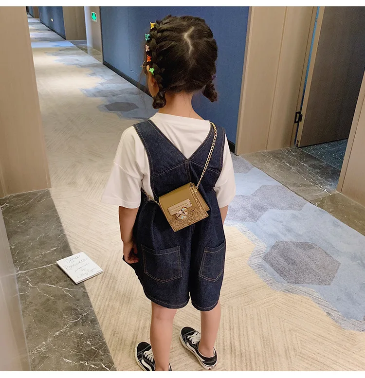 France Non-mainstream Children's Bags New Style Summer Autumn Popular Mini Chain Square Sling Bag Versatile INS Shoulder Ba
