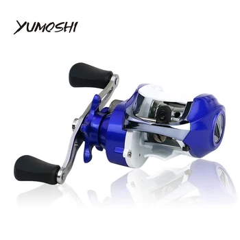 

New Fishing Reel Right Left Baitcasting Reel 6.3:1 Casting reel Magnetic Brake Metal ROCKER Metal spool hand reel Pesca GLA REEL