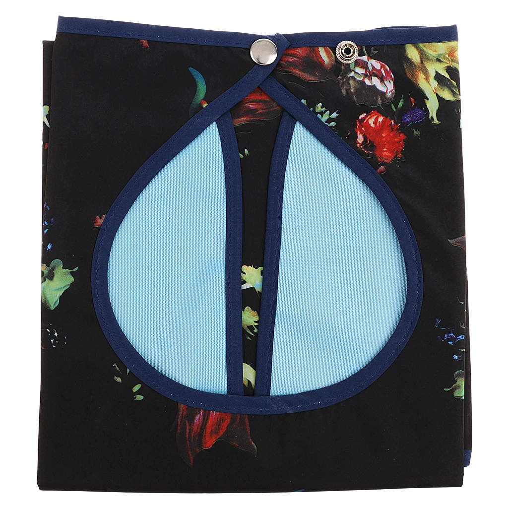 Pack of 2 Reusable Adult Bib Clothing Protector Waterproof Crumb Catcher Washable Men Women Apron Eating Aid 