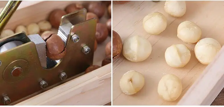 Ручная гайка macadamia, гайка, машина для изготовления крекеров, орех, Щелкунчик, гайка, инструмент, кухонные аксессуары