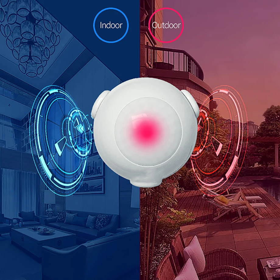 Smart Life Battery Powered WiFi Tuya Z-wave PIR Motion Sensor Detector Home Automation Alarm System Motion Alarm work with IFTTT