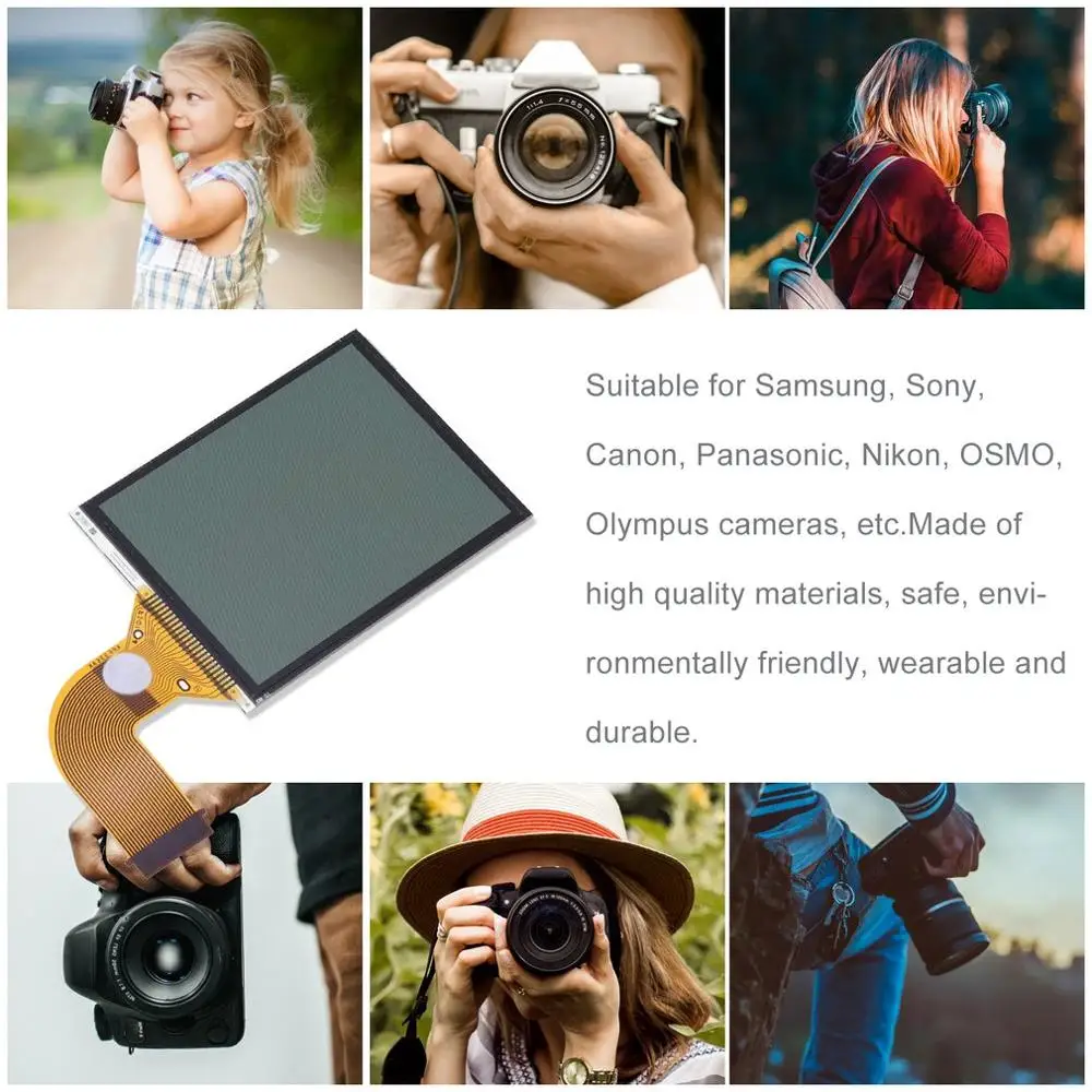 Замена ЖК-экрана дисплей Ремонт Часть Совместимость для sony Dsc-W5 W7 W50 W70 W15 камеры профессиональная Замена