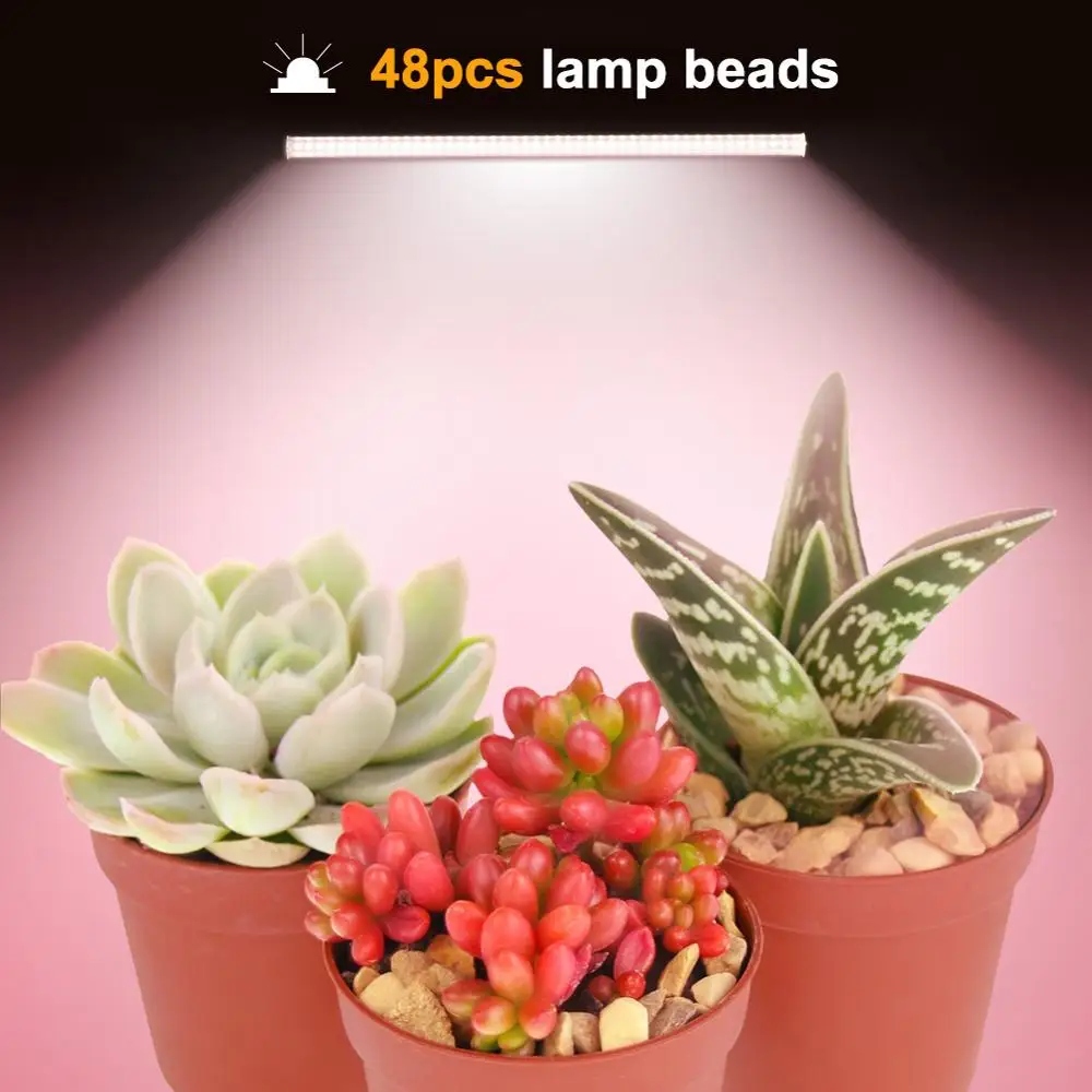 

2Pcs LED growing lamp for plants and aquarium SMD2835 Full Spectrum light be used for seeding flower vegetable potted plants