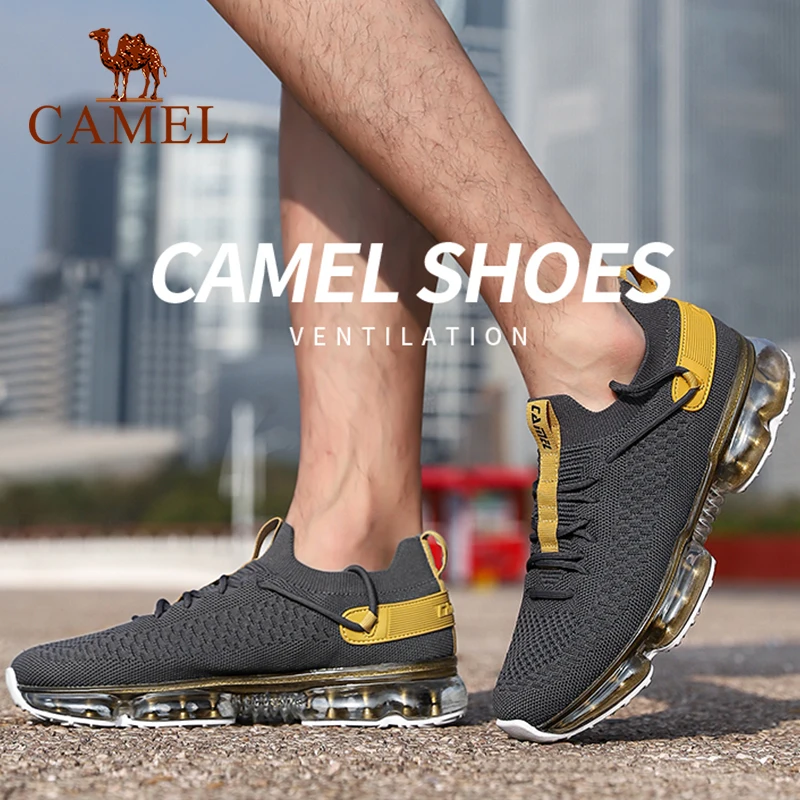 CAMEL Sneakers for Men Breathable Sports Male Shoes Anti-slip Shock Absorption Running shoes 2020 New Comfortable