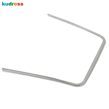 

For Kia Rio 4 X-line 2018 2019 Stainless Steel Car Styling Middle Center Storage Gloves Box Strip moulding Decoration Cover Trim