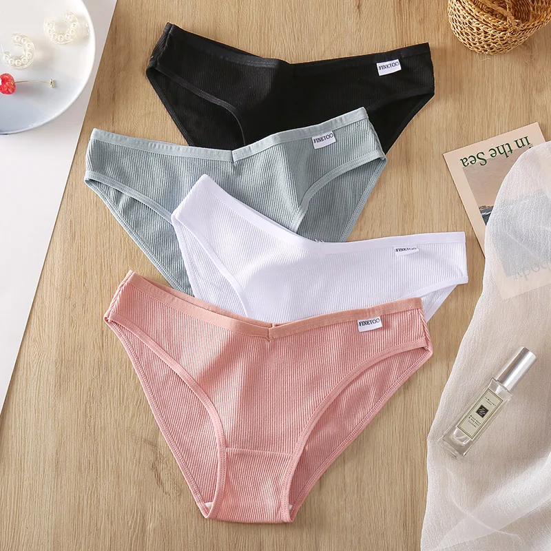 

1Pcs Cotton Panties for Women Breathable Pure Color Female Underpants No Trace Low-Waisted Pantys Intimates Lingerie
