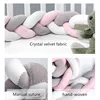1M/2M/3M Baby Bumper Bed Braid Knot Pillow Cushion Bumper for Infant Bebe Crib Protector Cot Bumper Room Decor ► Photo 2/6