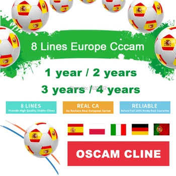

NEWEST SATELLITE CCCAM CLINE 1 Year Spain for Satellite Receiver DVB-S2 europe cccam freesat v8 super gtmedia v8 nova TV Receive
